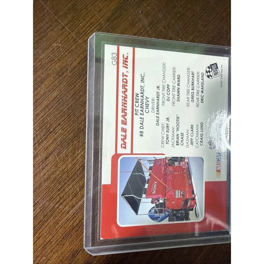 2007‎ Press Pass Traks - Need for Speed Dale Earnhardt Jr., Tony Eury Jr. #G83